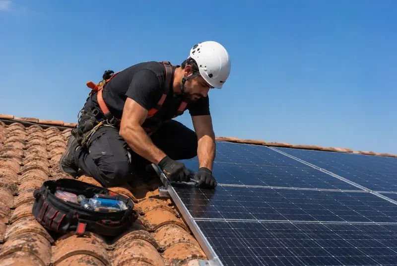 Maintenance et monitoring de panneaux solaires à Saint-Astier
